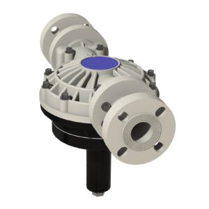 1.5 in. (38.1 mm) i-Series Polypropylene Pulsation Dampener with PP Seats and SP Diaphragm<p>Part Number: 2000469