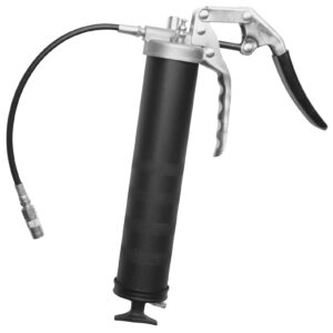 Manually-Operated Heavy-Duty Grease Gun - Pistol-Style with Hose and Coupler<p>Part Number: 110202