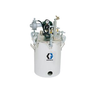 5 Gallon Low Pressure (HVLP) Pot with Agitator, Regulated to 15 psi, ASME Rated, 30.5 in (77.5 cm), 74 lbs (34 kg), SST<p>Part Number: 236146