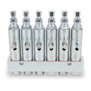 GL-1 Grease Injectors - 6 Injectors and Manifold<p>Part Number: 117206