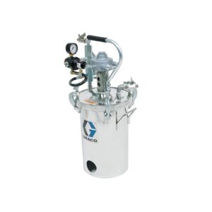 2 Gallon Low Pressure (HVLP) Pot, Regulated to 15 psi, ASME Rated, 25.4 in (64.5 cm) 30 lbs (14 kg), SST<p>Part Number: 236155