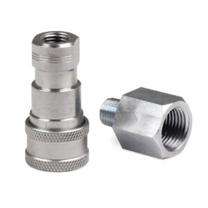 High Capacity Fill Coupler - 1/4 inch QD Female by 1/4 inch NPT Female<p>Part Number: 121474
