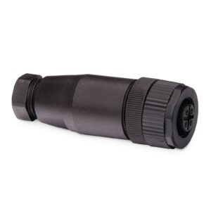 M12 Female Connector for 6-8 mm Cable<p>Part Number: 124301