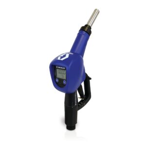 LD Automatic Nozzle with Built-In Electronic Turbine Meter, with Stainless Steel Breakaway Spout<p>Part Number: 127650