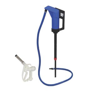 LD Blue DEF Hand Pump, 6 ft. Dispense Hose with Ball Valve, Drum Length Adjustable Down Tube, LD manual nozzle<p>Part Number: 127875
