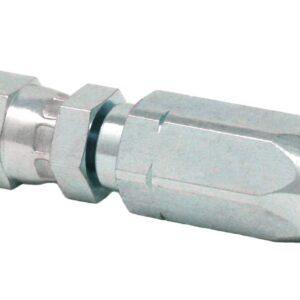 Field-Installable Swivel Hose End Fitting - 1/4 in. ID Hose, #4 JIC, SAE 7/16-20 female<p>Part Number: 128563