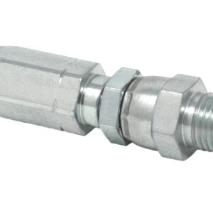 Field-Installable Swivel Hose End Fitting - 1/4 in. ID Hose, 1/4 NPT Male<p>Part Number: 128564