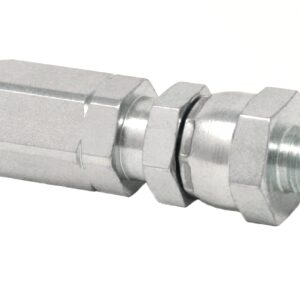Field-Installable Swivel Hose End Fitting - 1/4 in. ID Hose, 1/8 NPT Male<p>Part Number: 128565