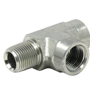 Male Run Tee - 3/8 in. NPT Male x (2) 3/8 in. NPT Female<p>Part Number: 128568