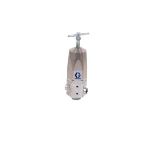 Mini High Pressure Corrosion Resistant Fluid Regulator, 1500 Max psi, 150-1200 psi Range, 1.0 GPM, SST, Spring Type, 1/4(f) x 1/4(m)<p>Part Number: 222121