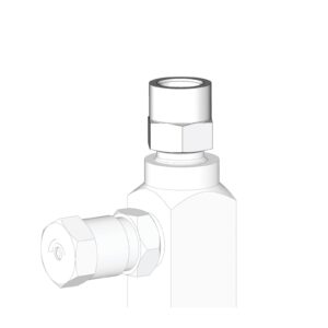 GL-32, GL-33, GL-42, and GL-43 Outlet Fitting - 1/8 NPT(f) outlet, stainless steel<p>Part Number: 17B781
