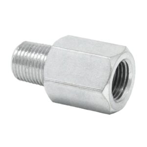 Adapter - 1/8 NPT female X 1/8 BSPT male short<p>Part Number: 17G422