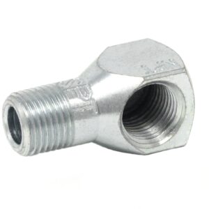 Adapter, 1/8 NPT Female x 1/8 BSPT Male Elbow<p>Part Number: 17K061