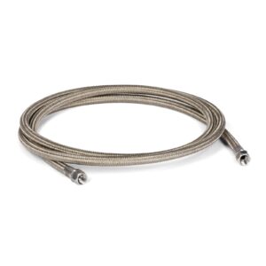10 ft. (3.0 M) Stainless Steel Braided PTFE Ambient Hose, No. 12 (0.617 in. / 15.7 mm ID)<p>Part Number: 17K273