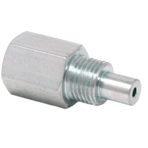 CSP Outlet Fitting - M10 x 1/8 NPT female, with Check Valve, 5076 psi<p>Part Number: 17L654