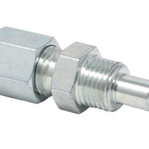 CSP Outlet Fitting - 1/4 Compression Fitting with Check Valve, 1000 psi<p>Part Number: 17P066
