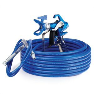 Contractor PC Airless Spray Gun, RAC X 517, BlueMax II Airless Hose 1/4 in x 50 ft, BlueMax II Airless Whip Hose 3/16 in x 4.5 ft<p>Part Number: 17Y046