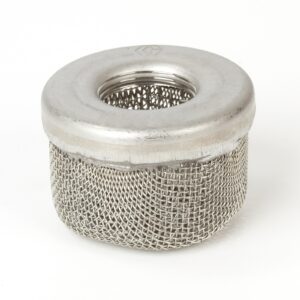 Inlet Strainer, SST Cap Single Screen, 1 in<p>Part Number: 189920