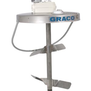 Heavy Duty Back-Geared Drum Agitator with Siphon Kit, air driven, 1/2 HP, 32 inches (81.25 cm) tall. Drum Cover (238283) not included.<p>Part Number: 240209