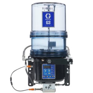 G3® Max Grease Pump for Dual-Line Lubrication Systems, 24 VDC, 8 Liter, Low Level with Controller, 1 Sensor, CPC, 3 Pump Elements<p>Part Number: 2002241