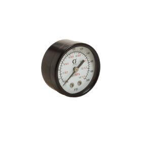 Low Pressure Air Gauge, back mount, 0-100 psi (0-7 bar) pressure range<p>Part Number: 108190
