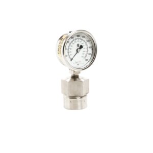 Stainless Steel Fluid Gauges with Dampeners, 0-2000 psi (0-140 bar) 1/4 in npt(f)<p>Part Number: 110182