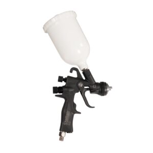 Stellair ACE Air Spray Gravity Feed Gun, Conventional, 0.070 in (1.8 mm) Nozzle, Plastic Gravity Cup<p>Part Number: 2010714