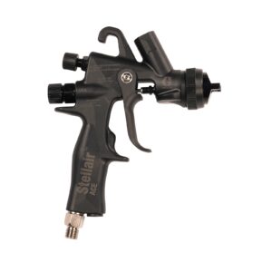 Stellair ACE Air Spray Gravity Feed Gun, LVMP, 0.055 in (1.4 mm) Nozzle, without Cup<p>Part Number: 2010951