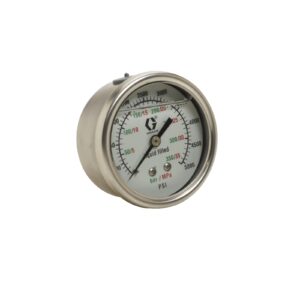 Stainless Steel High Pressure Fluid Gauge, 0-5000 psi (0-344 bar) pressure range<p>Part Number: 113654