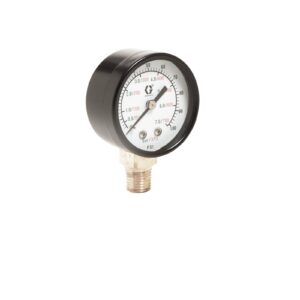 Low Pressure Air Gauge, bottom mount, 0-100 psi (0-7 bar) pressure range<p>Part Number: 110436