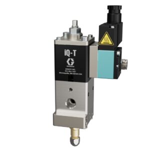 iQ Dispense Valve, Tip-Seal, Ambient, 0.051in (1.3mm) Tip, 0in (000mm) Nozzle, Direct Mount Solenoid<p>Part Number: 2011588