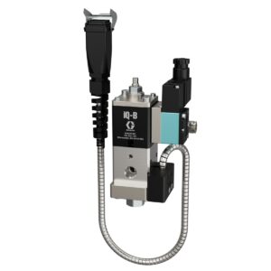 iQ Dispense Valve, Ball/Seat, Heated, NPT Tip , 0in (000mm) Nozzle, Direct Mount Solenoid<p>Part Number: 2011765