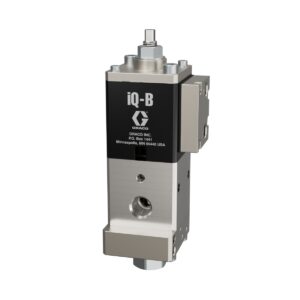 iQ Dispense Valve, Ball/Seat, Ambient, NPT Tip, 0in (000mm) Nozzle, Remote Mount Solenoid<p>Part Number: 2011766