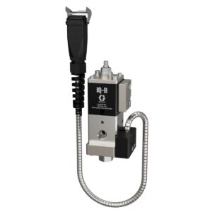 iQ Dispense Valve, Ball/Seat, Heated, NPT Tip , 0in (000mm) Nozzle, Remote Mount Solenoid<p>Part Number: 2011767