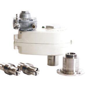 Heavy-Duty In-Drum Back-Geared Agitator, Stainless Steel, 2 inch Bung Adapter, 7/16 inch Shaft Adapter<p>Part Number: 24C522