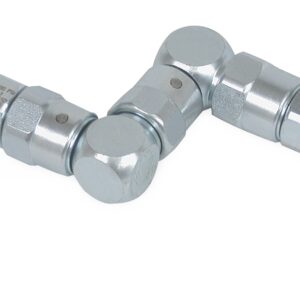 Zinc Plated Steel Z-Swivel 1/4-18 NPT<p>Part Number: 202577