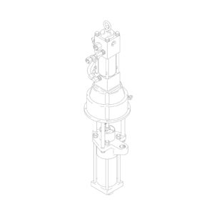 Viscount II Hydraulic Pump with Severe-Duty Displacement Pump for Solventborne/Waterborne Applications<p>Part Number: 210313