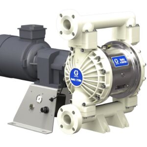 Husky 2150e 2 in. (51 mm) CP Electric Diaphragm Pump; -- No Motor, No CMPSR, End Port Flange, SS Center, PP Seat, PT Ball, PT Diaphragm<p>Part Number: 656357