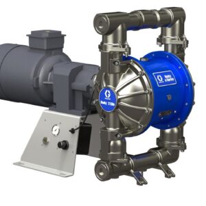 Husky 2150e 2 in. (51 mm) SS Electric Diaphragm Pump; 7.5 Hp AC Motor, No CMPSR, End Port BSP, AL Center, SS Seat, PT Ball, PT Diaphragm<p>Part Number: 657009