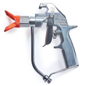 Silver Plus Airless Spray Gun, 2 Finger Trigger, Fine Finish Flat Tip<p>Part Number: 235462