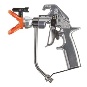 Silver Plus Airless Spray Gun, 2 Finger Trigger, RAC 5 517 SwitchTip<p>Part Number: 243283