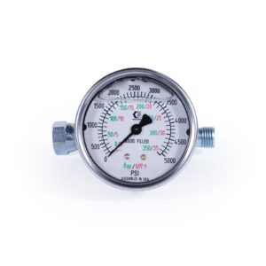 5,000 PSI Liquid-Filled Pressure Gauge<p>Part Number: 245856
