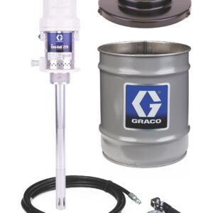 Mini Fire-Ball® 225 50:1 35 lb. and 50 lb. (16 kg and 23 kg) Grease Pump - Stationary Pail Dispenser Package<p>Part Number: 246911
