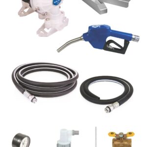SD Blue Pump Tote Package - 6 ft (1.83 m) Suction Hose Length - Automatic Nozzle - 3/4 in. BSPP Fittings<p>Part Number: 24F878