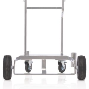 LD Series 50:1 Grease Pump Drum Cart with Pneumatic Wheels for 400 lb. Drums, Includes Chain for Securing Drum to Cart<p>Part Number: 24F915