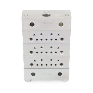 Trabon® MSP Divider Valve - 3 Section Base Plate Assemblies - NPSF<p>Part Number: 24G485