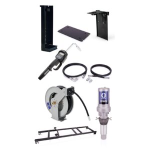 LD Series 5:1 275 Gallon (1040 Liter) Stationary Oil Pump Package - Manual Meter Type<p>Part Number: 24H892