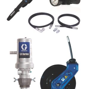 LD Series 3:1 Universal Pump Package with Hose Reel - Manual Meter, Flex Extension, NPT<p>Part Number: 24K832