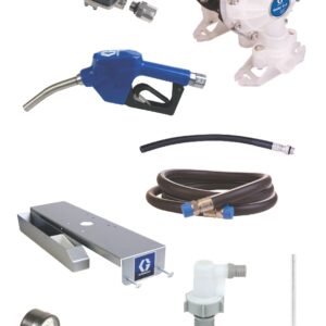 SD Blue Pump Drum Package - 2 ft (0.61 m) Suction Hose Length - Automatic Nozzle - 3/4 in. BSPP Fittings<p>Part Number: 24M499