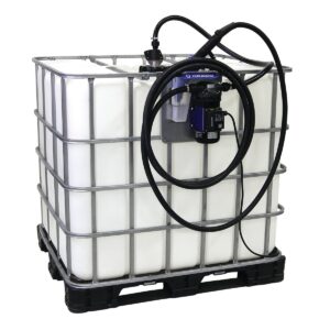 LD Blue Electric Pump Package - 5 ft (1.5 m) Suction Hose Length - Manual Nozzle - SST Clamp Fittings<p>Part Number: 24V645